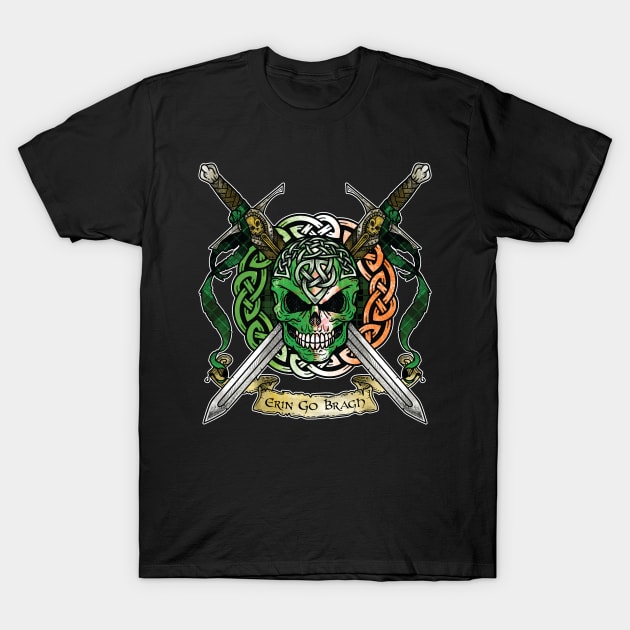 Celtic Warrior: Ireland T-Shirt by celtichammerclub